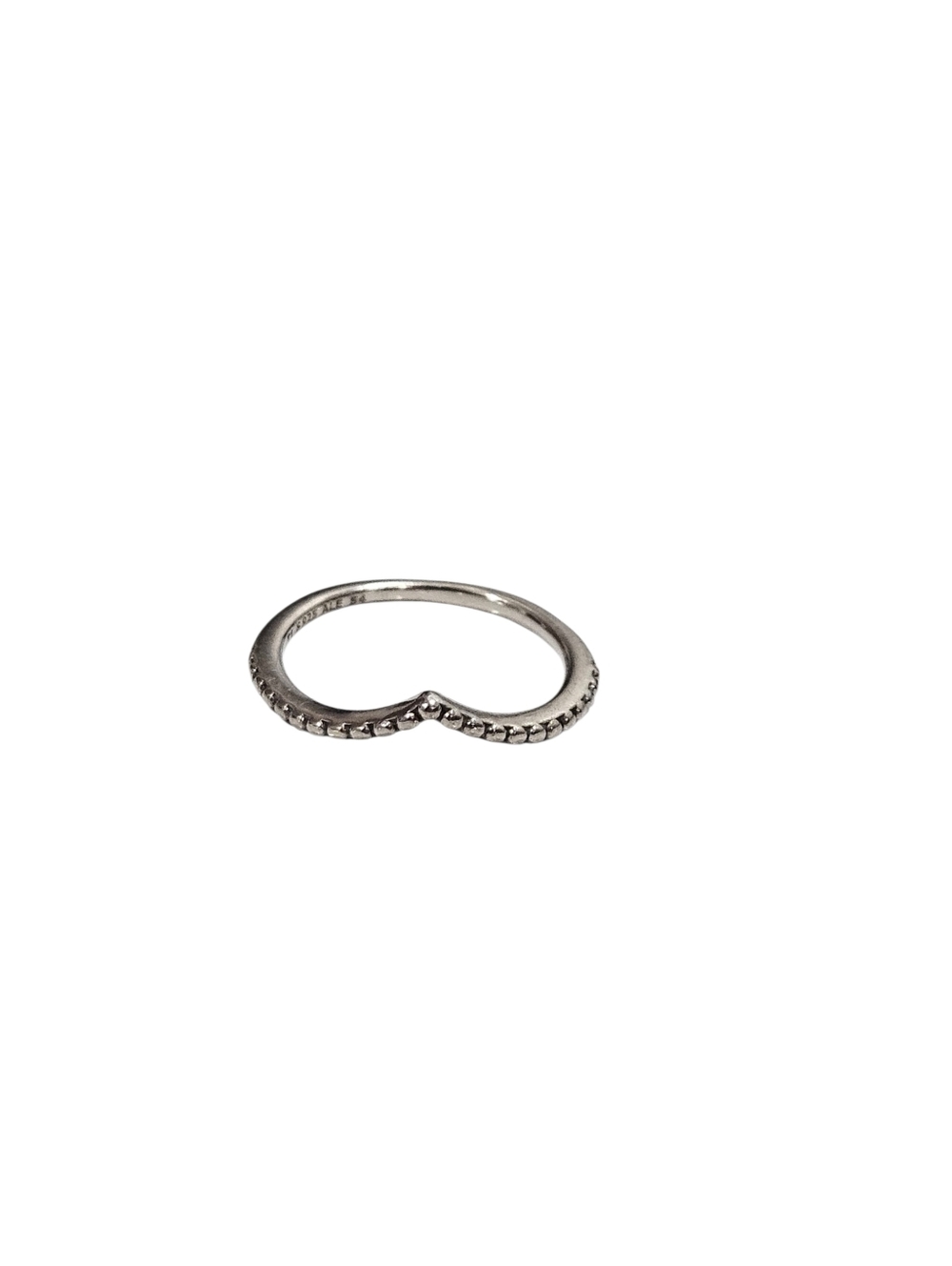 Pandora Sterling Silver Wishbone Ring Size 54